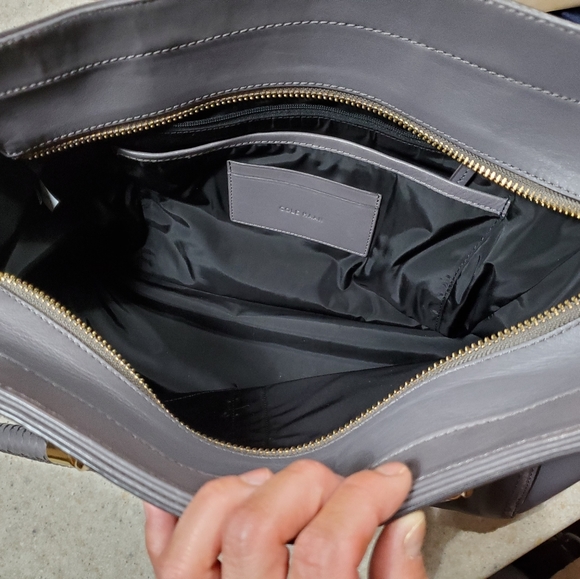 Cole Haan Leather Tote - Picture 2 of 11